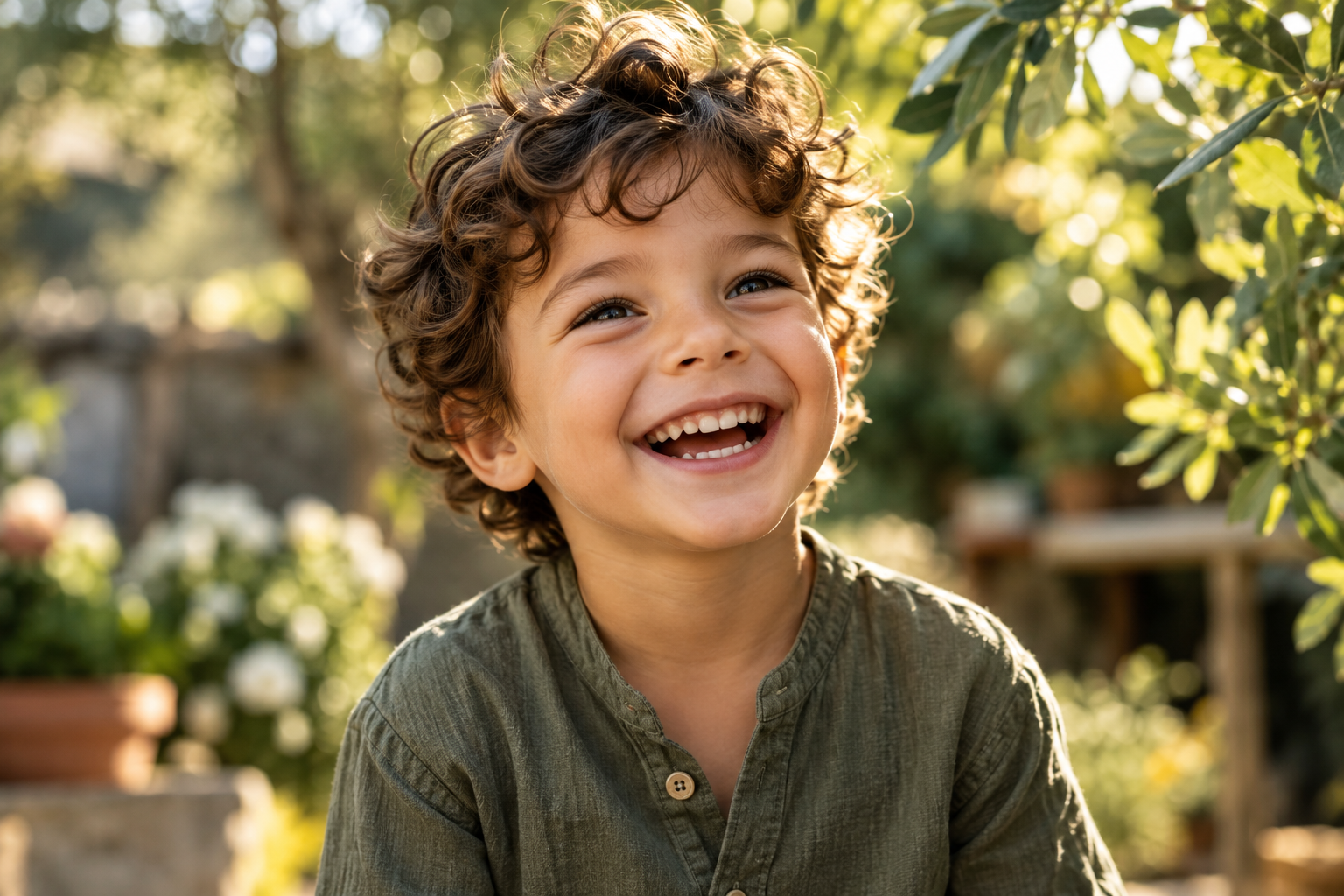Illustrative portrait of a child